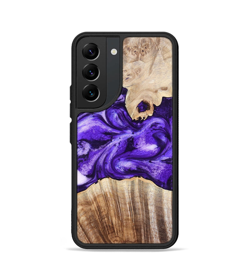 Galaxy S22 Wood Phone Case - Adriel (Purple, 819276)