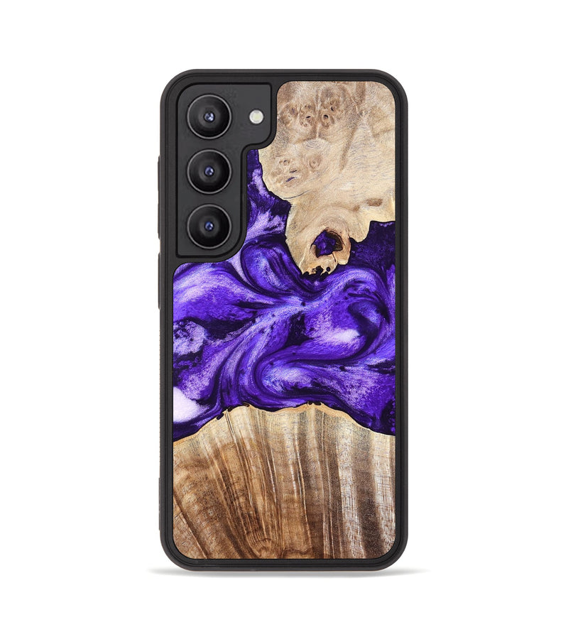Galaxy S23 Wood Phone Case - Adriel (Purple, 819276)