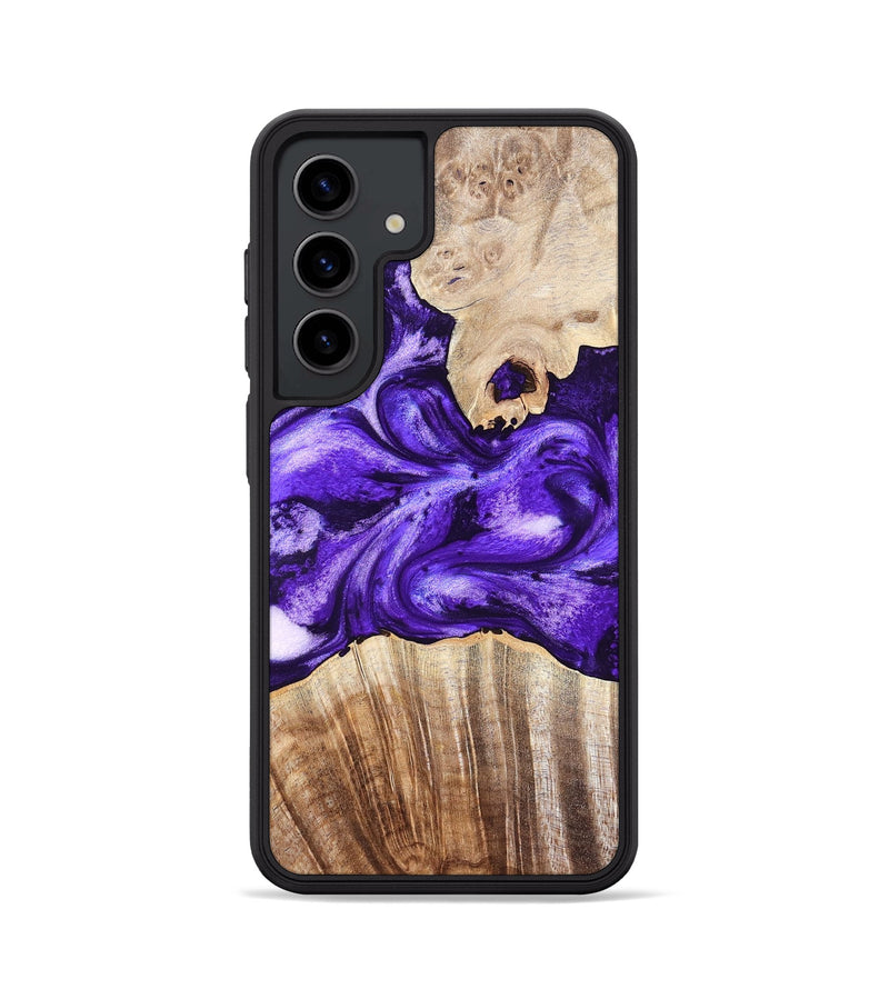 Galaxy S24 Wood Phone Case - Adriel (Purple, 819276)