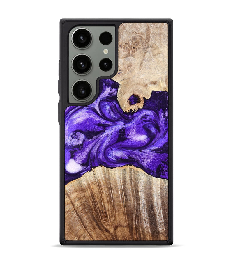 Galaxy S24 Ultra Wood Phone Case - Adriel (Purple, 819276)