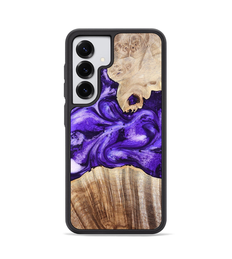 Galaxy S25 Wood Phone Case - Adriel (Purple, 819276)