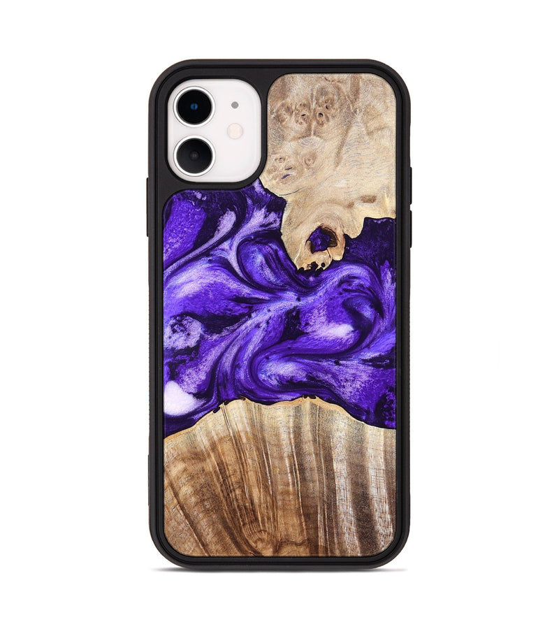 iPhone 11 Wood Phone Case - Adriel (Purple, 819276)