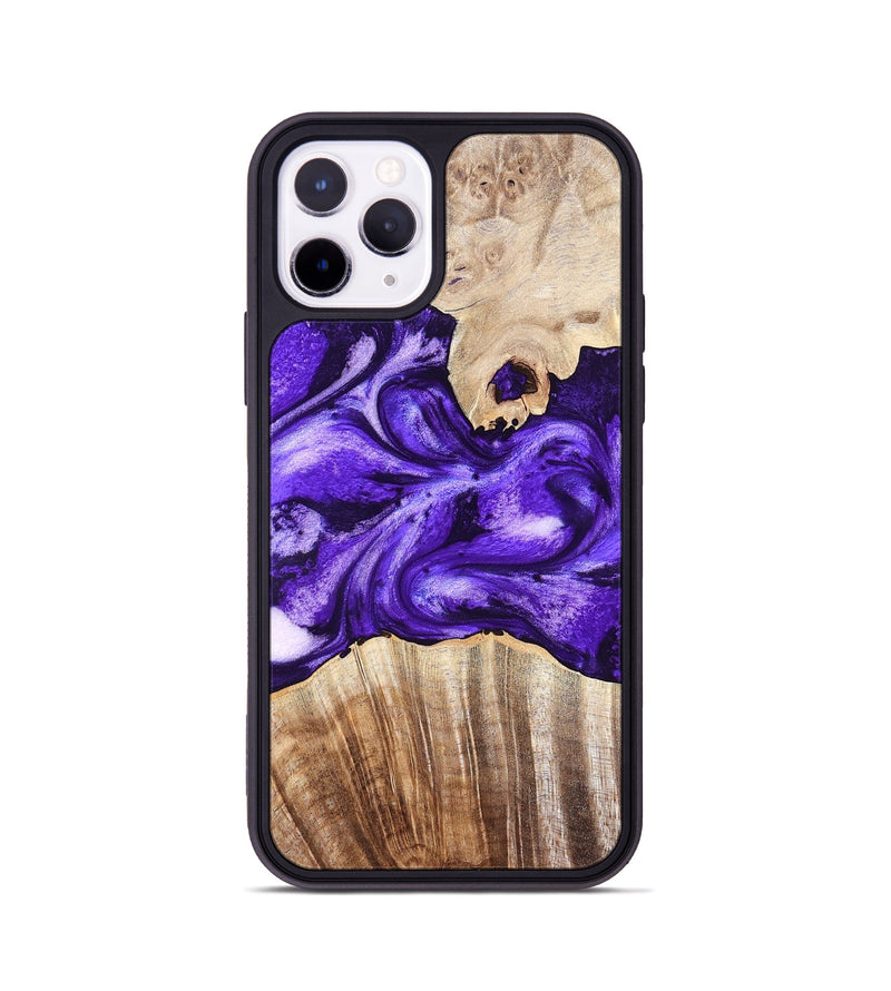 iPhone 11 Pro Wood Phone Case - Adriel (Purple, 819276)