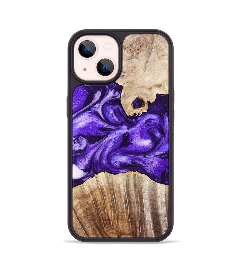 iPhone 14 Wood Phone Case - Adriel (Purple, 819276)