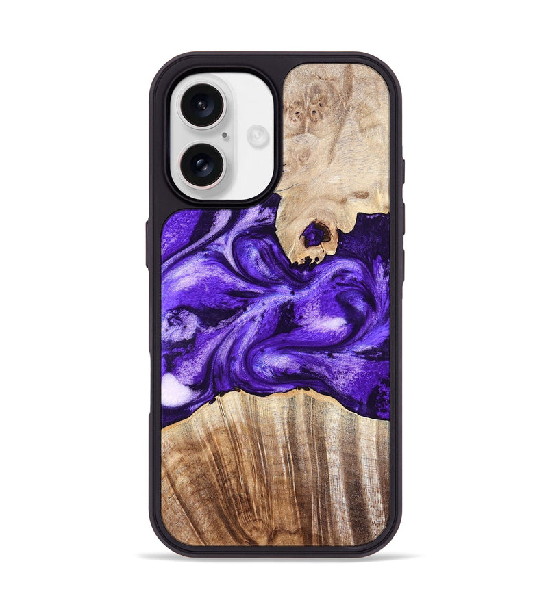 iPhone 17 Wood Phone Case - Adriel (Purple, 819276)