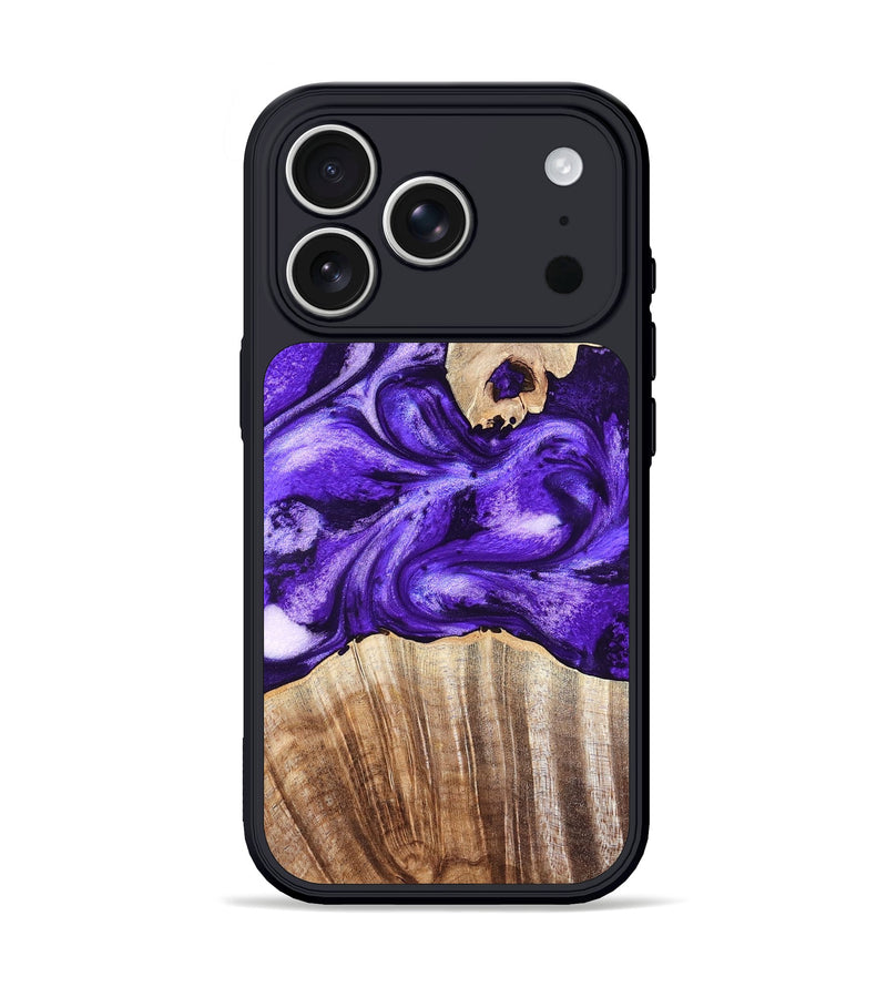 iPhone 17 Pro Wood Phone Case - Adriel (Purple, 819276)