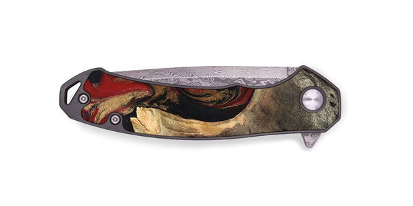 EDC Wood Pocket Knife - Eda (Red, 819277)