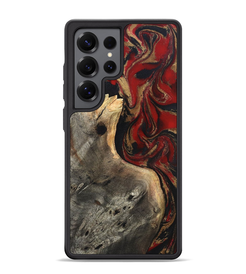 Galaxy S25 Ultra Wood Phone Case - Eda (Red, 819277)