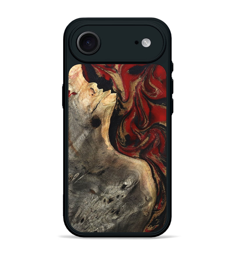 iPhone 17 Air Wood Phone Case - Eda (Red, 819277)