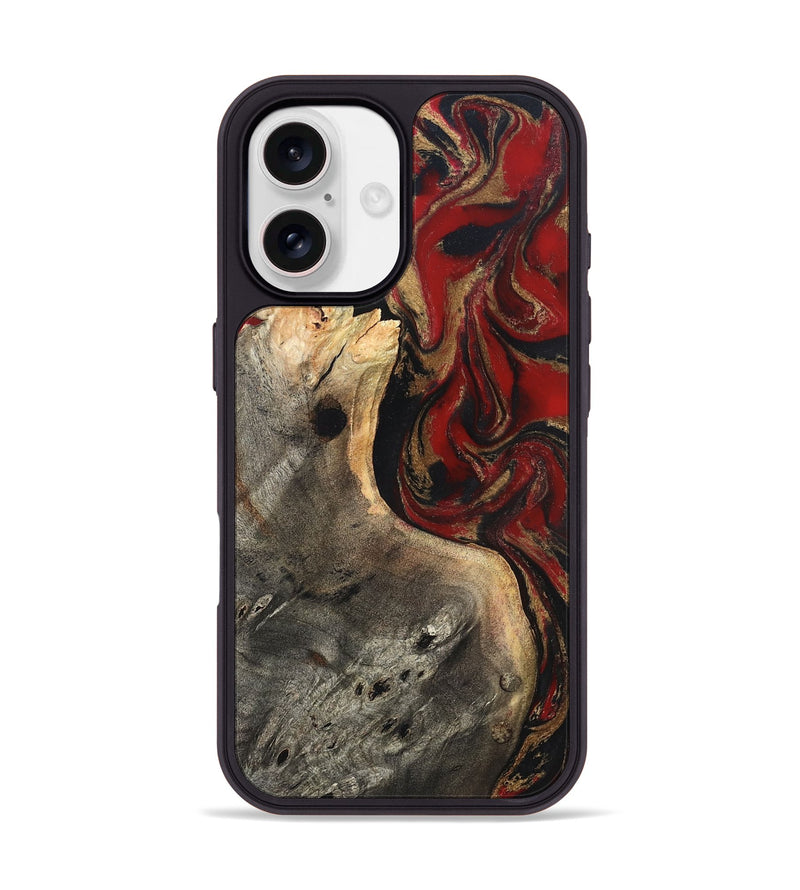 iPhone 17 Wood Phone Case - Eda (Red, 819277)