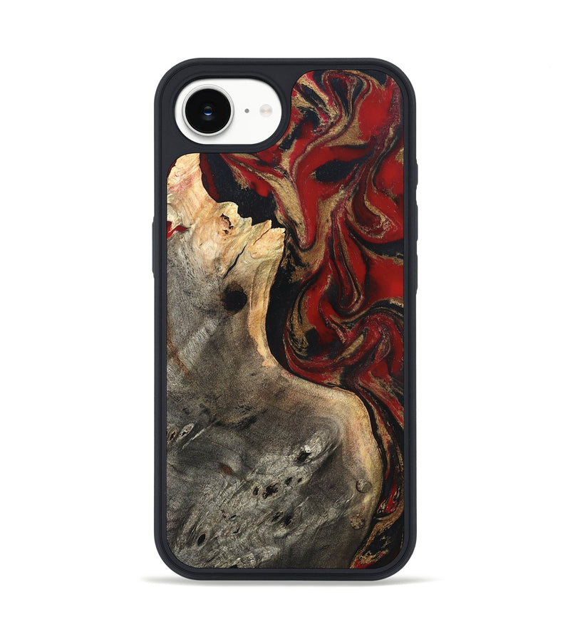 iPhone 17e Wood Phone Case - Eda (Red, 819277)