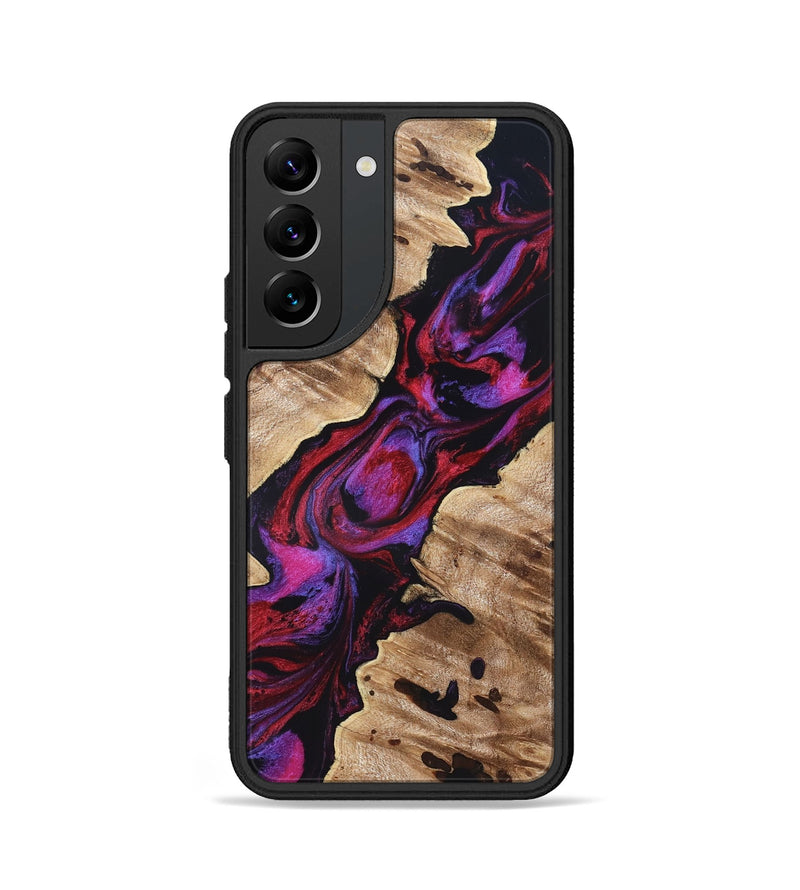Galaxy S22 Wood Phone Case - Wilda (Red, 819278)