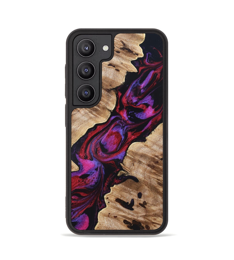 Galaxy S23 Wood Phone Case - Wilda (Red, 819278)