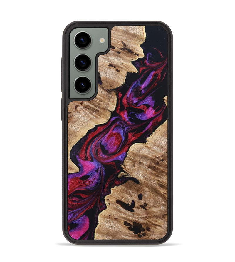 Galaxy S23 Plus Wood Phone Case - Wilda (Red, 819278)