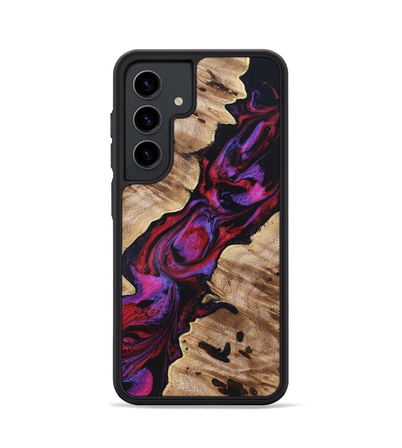 Galaxy S24 Wood Phone Case - Wilda (Red, 819278)