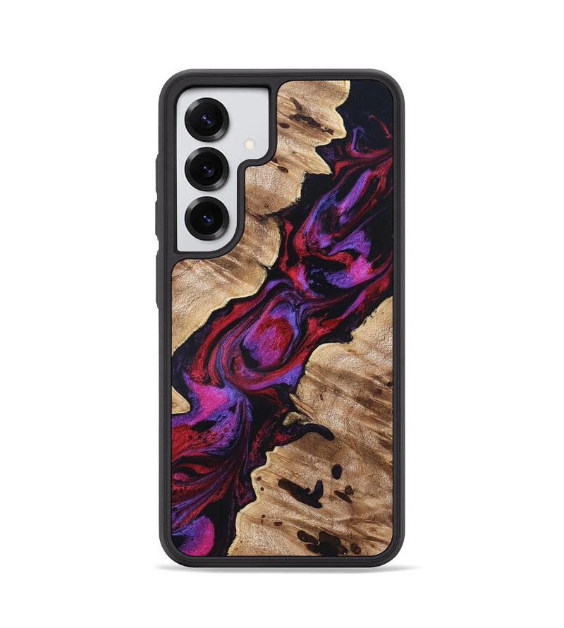 Galaxy S25 Wood Phone Case - Wilda (Red, 819278)