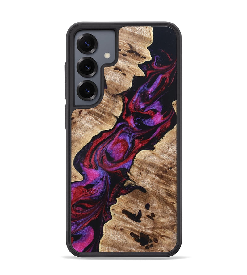 Galaxy S25 Plus Wood Phone Case - Wilda (Red, 819278)
