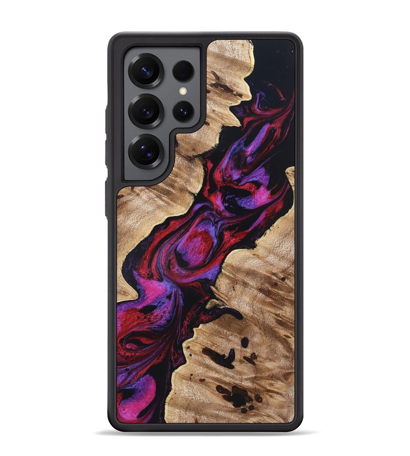 Galaxy S25 Ultra Wood Phone Case - Wilda (Red, 819278)