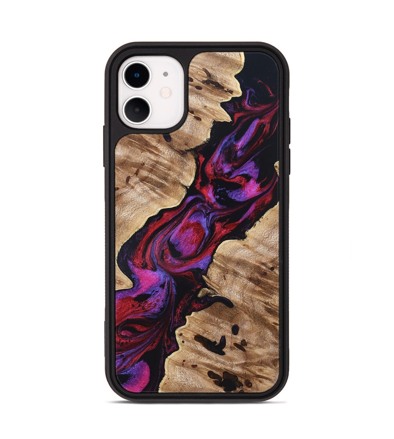 iPhone 11 Wood Phone Case - Wilda (Red, 819278)