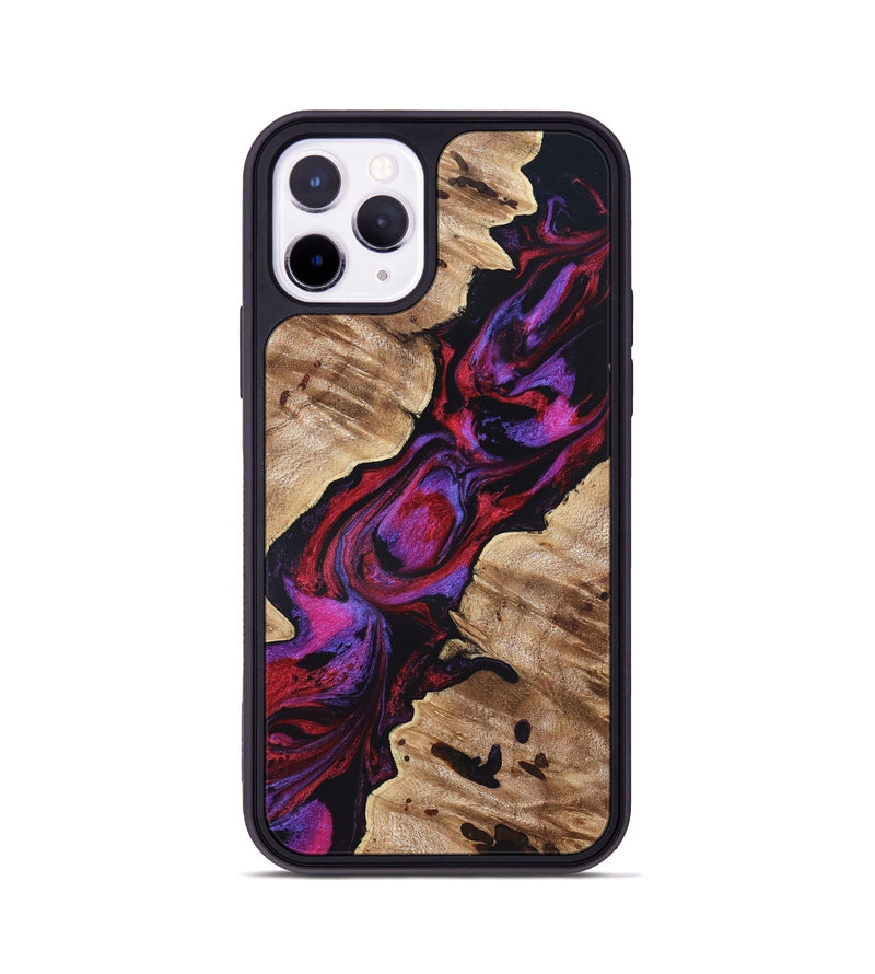 iPhone 11 Pro Wood Phone Case - Wilda (Red, 819278)