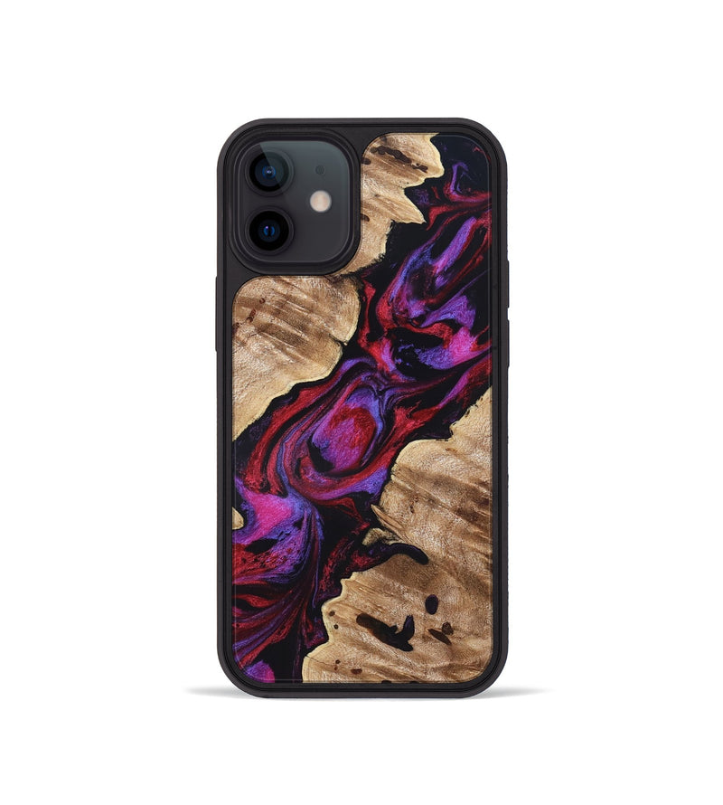 iPhone 12 mini Wood Phone Case - Wilda (Red, 819278)