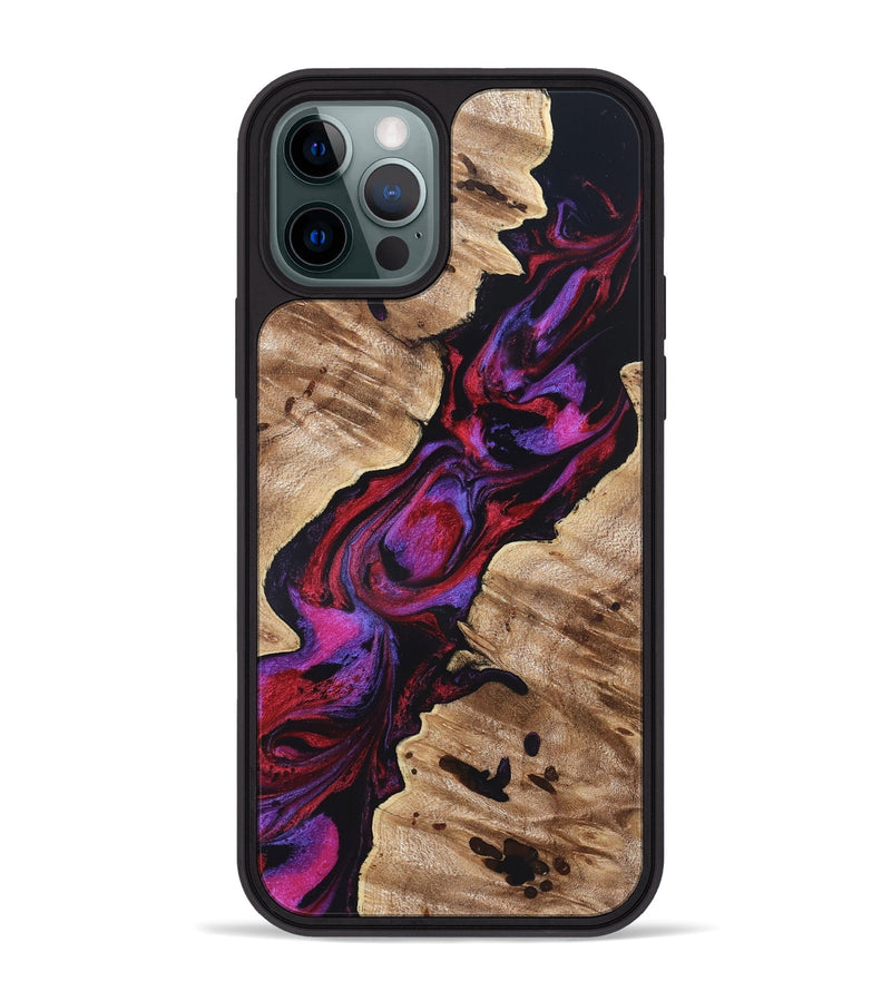 iPhone 12 Pro Max Wood Phone Case - Wilda (Red, 819278)