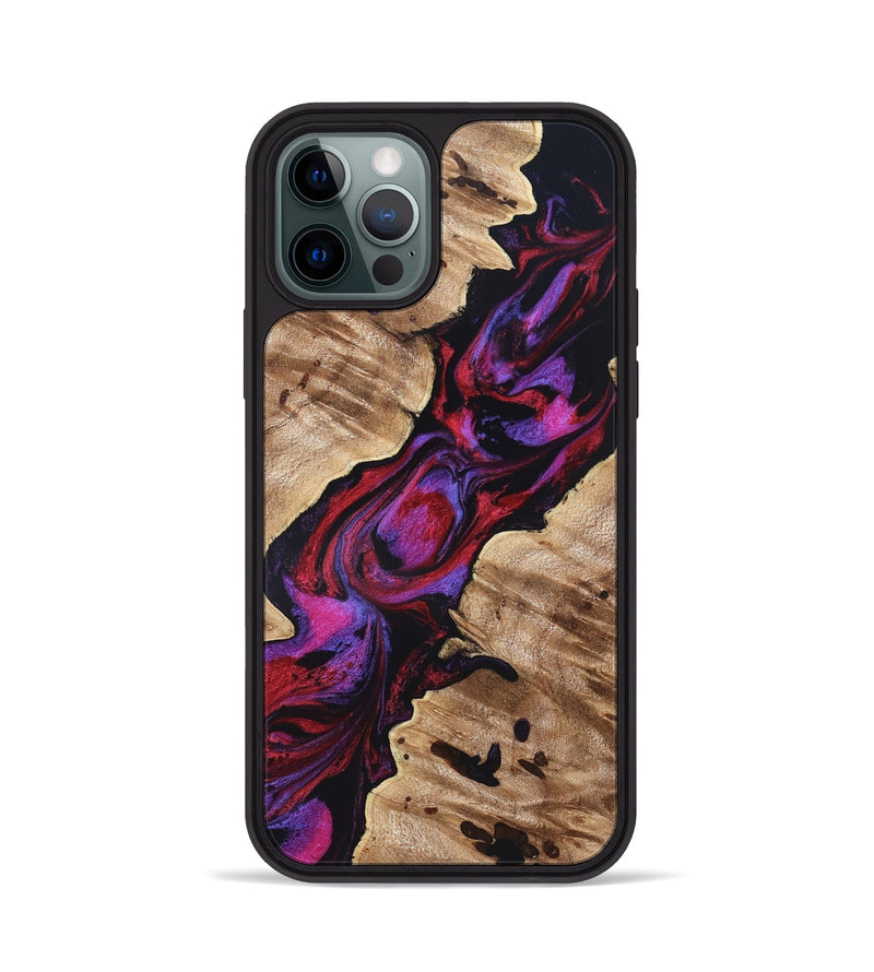 iPhone 12 Pro Wood Phone Case - Wilda (Red, 819278)