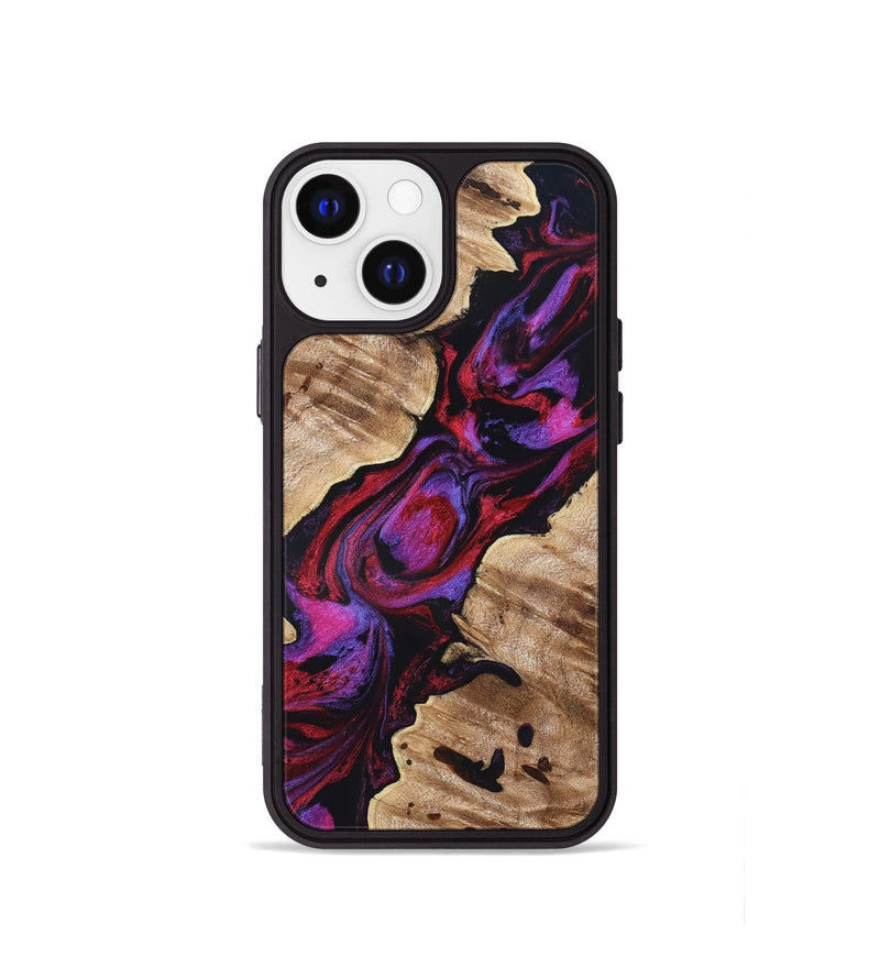 iPhone 13 mini Wood Phone Case - Wilda (Red, 819278)