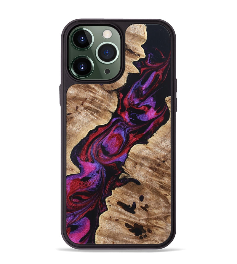 iPhone 13 Pro Max Wood Phone Case - Wilda (Red, 819278)