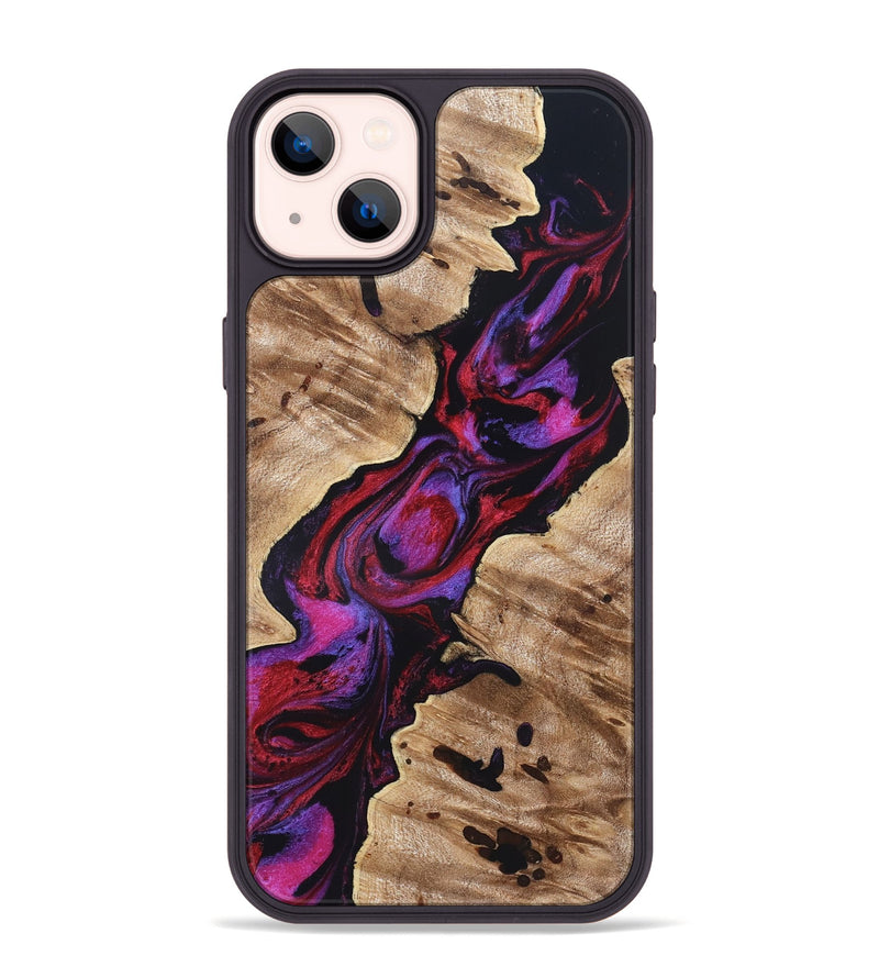 iPhone 14 Plus Wood Phone Case - Wilda (Red, 819278)
