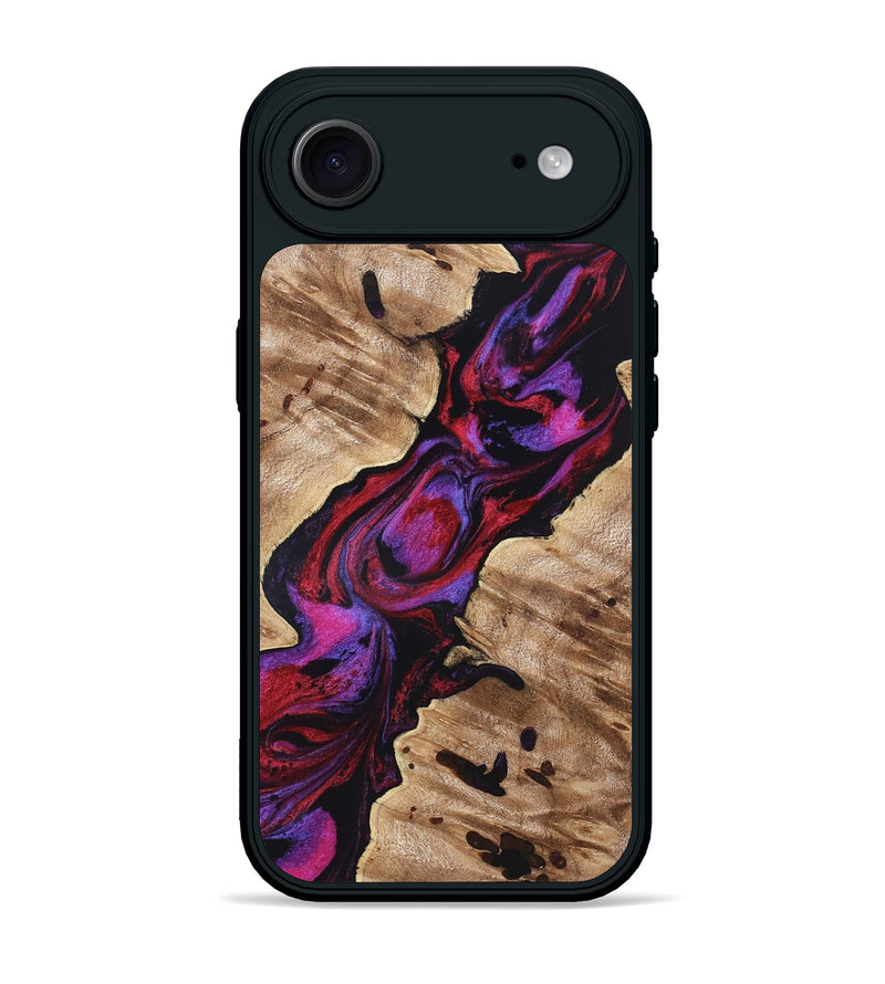 iPhone 17 Air Wood Phone Case - Wilda (Red, 819278)