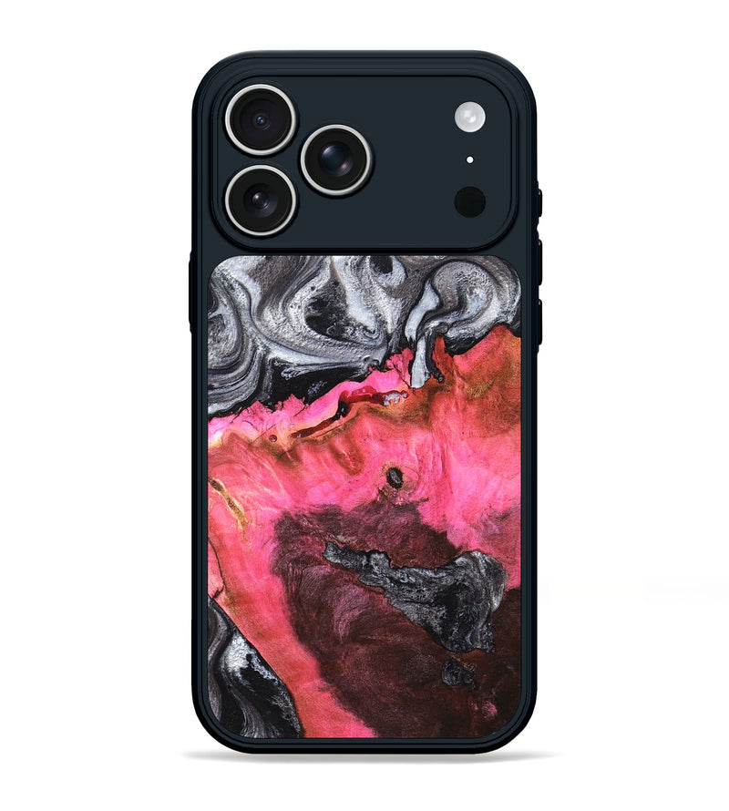 iPhone 17 Pro Max Wood Phone Case - Signe (Black & White, 819279)