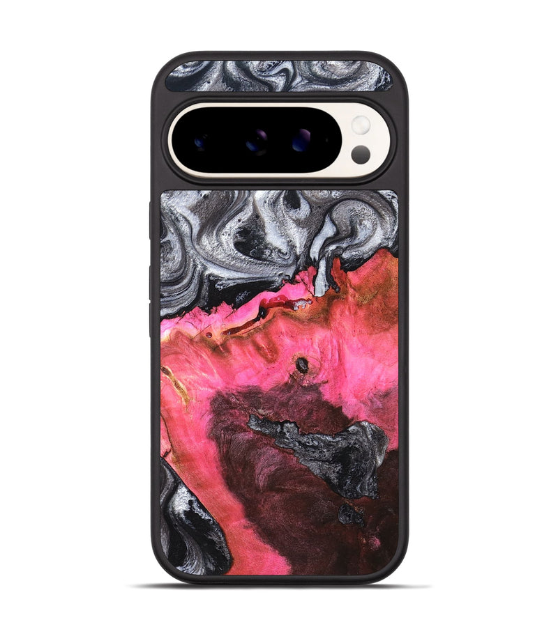 Pixel 9 Pro Wood Phone Case - Signe (Black & White, 819279)