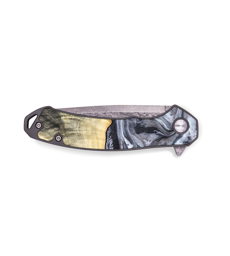 EDC Wood Pocket Knife - Margo (Black & White, 819280)