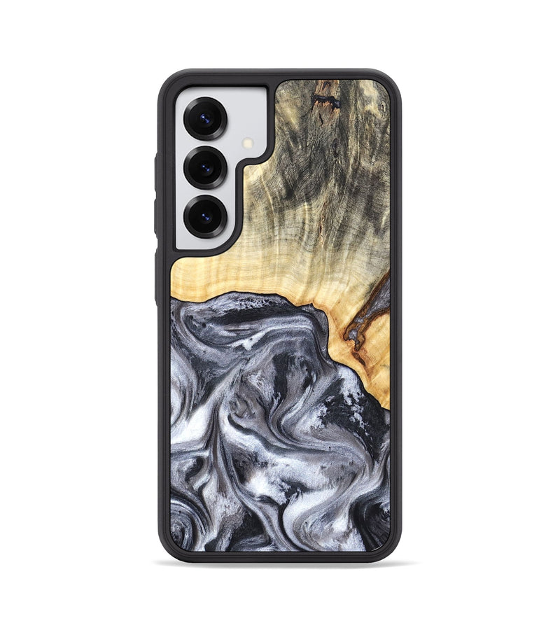 Galaxy S25 Wood Phone Case - Margo (Black & White, 819280)