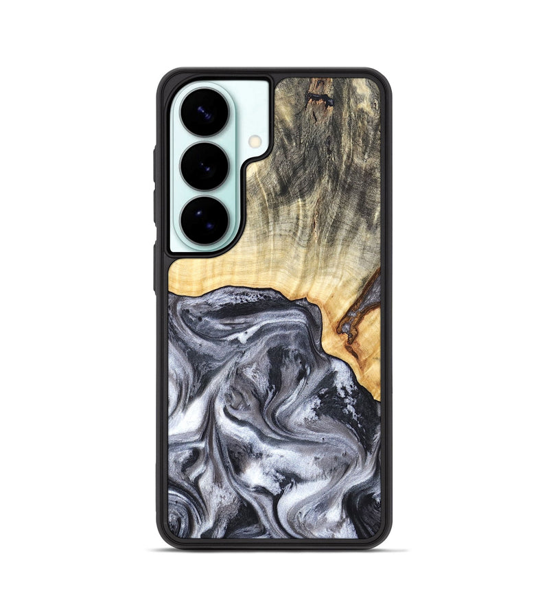 Galaxy S26 Wood Phone Case - Margo (Black & White, 819280)