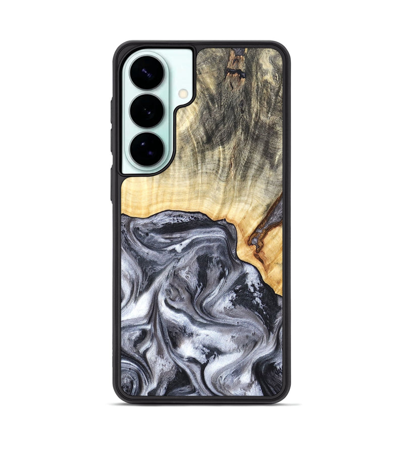 Galaxy S26 Plus Wood Phone Case - Margo (Black & White, 819280)