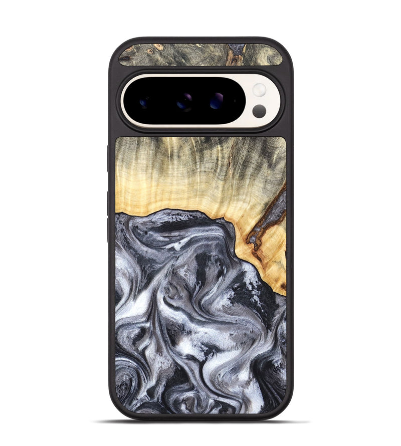 Pixel 9 Wood Phone Case - Margo (Black & White, 819280)