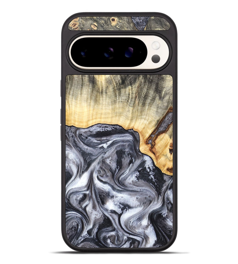 Pixel 9 Pro XL Wood Phone Case - Margo (Black & White, 819280)