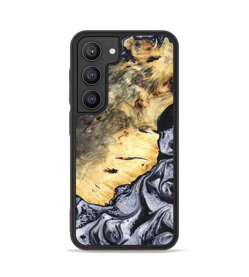 Galaxy S23 Wood Phone Case - Theron (Black & White, 819281)