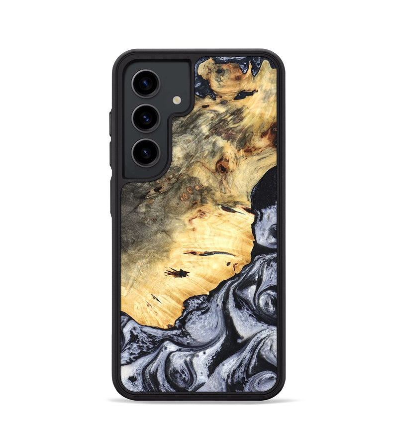 Galaxy S24 Wood Phone Case - Theron (Black & White, 819281)