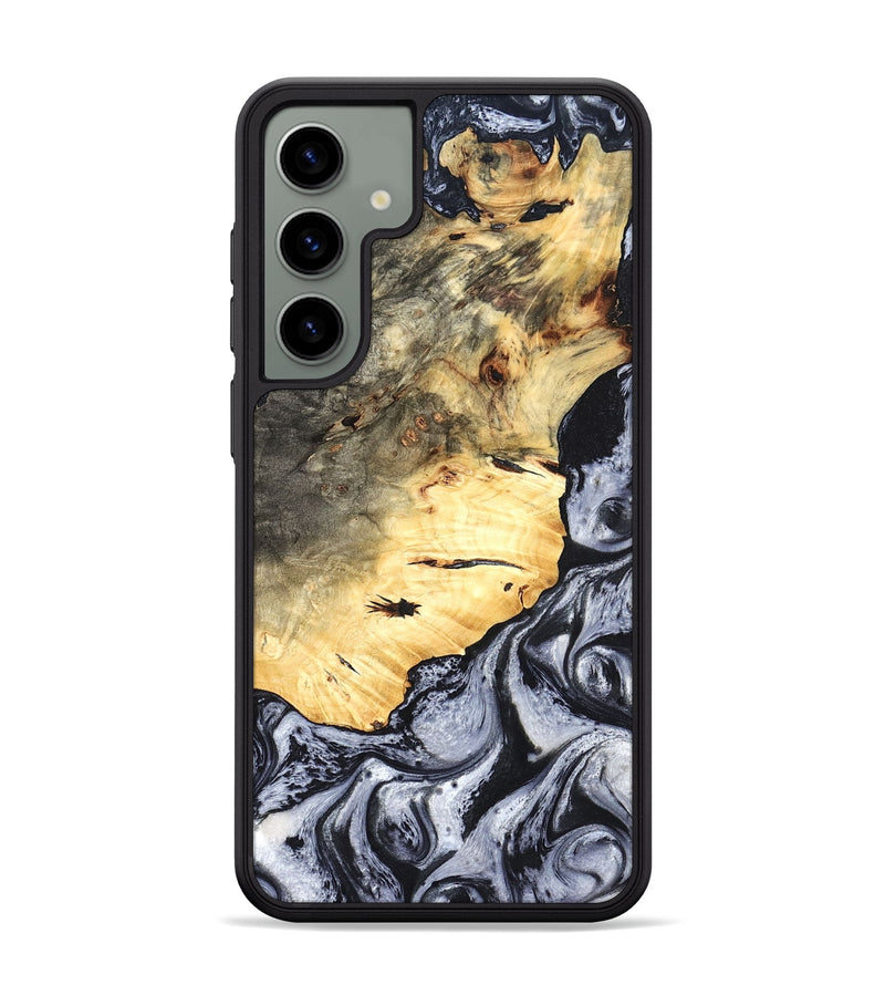Galaxy S24 Plus Wood Phone Case - Theron (Black & White, 819281)