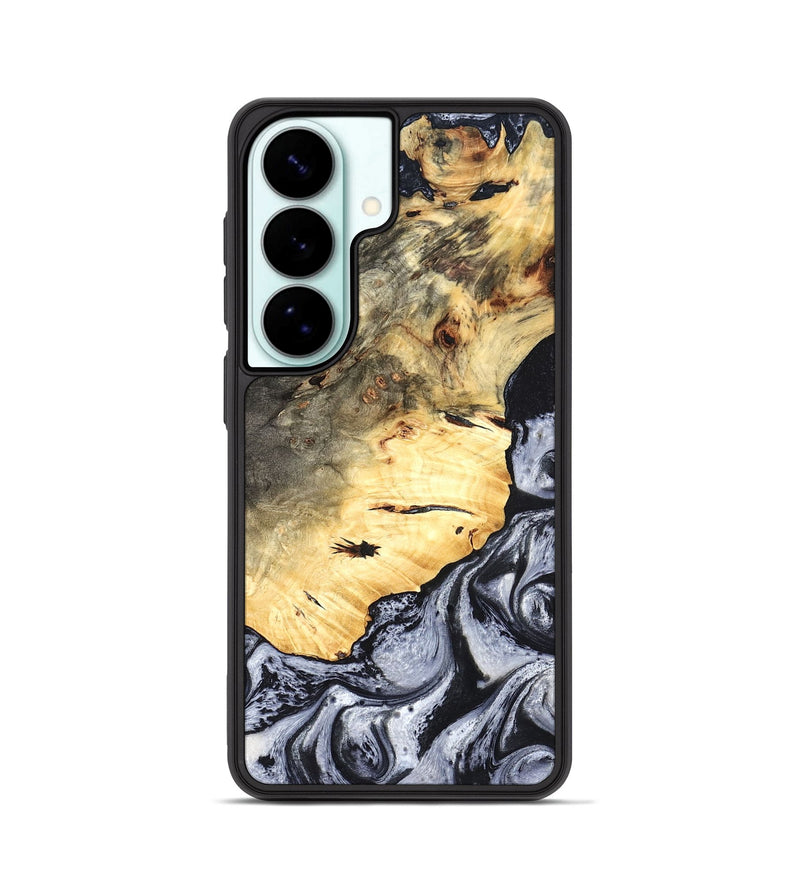 Galaxy S26 Wood Phone Case - Theron (Black & White, 819281)