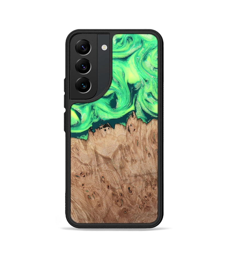 Galaxy S22 Wood Phone Case - Martika (Green, 819282)