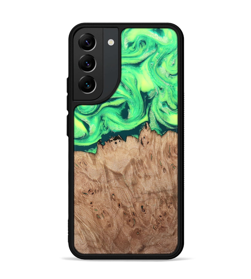 Galaxy S22 Plus Wood Phone Case - Martika (Green, 819282)