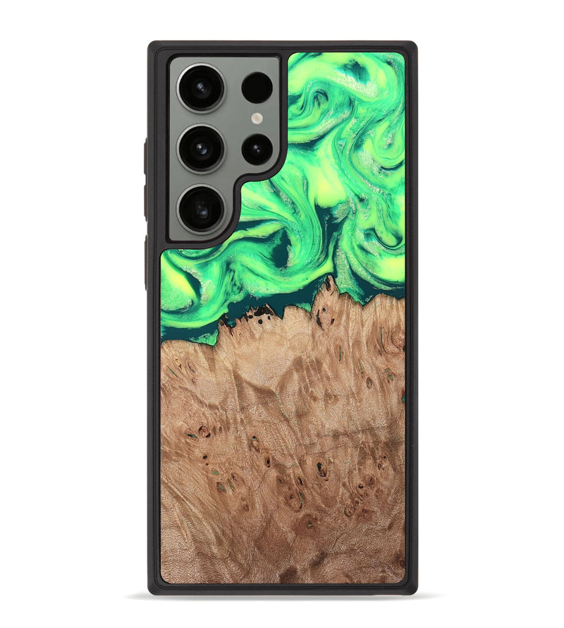 Galaxy S23 Ultra Wood Phone Case - Martika (Green, 819282)