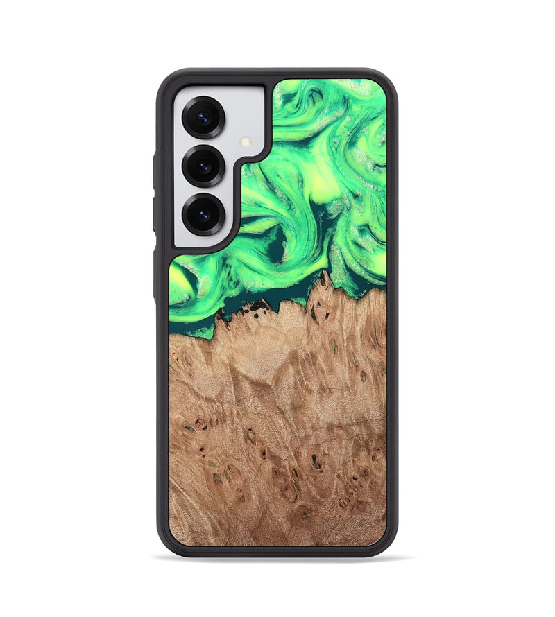 Galaxy S25 Wood Phone Case - Martika (Green, 819282)