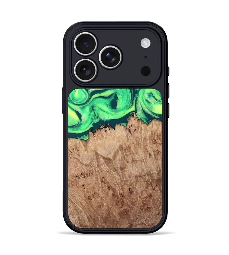 iPhone 17 Pro Wood Phone Case - Martika (Green, 819282)