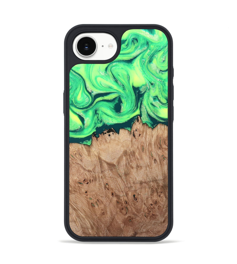 iPhone 17e Wood Phone Case - Martika (Green, 819282)