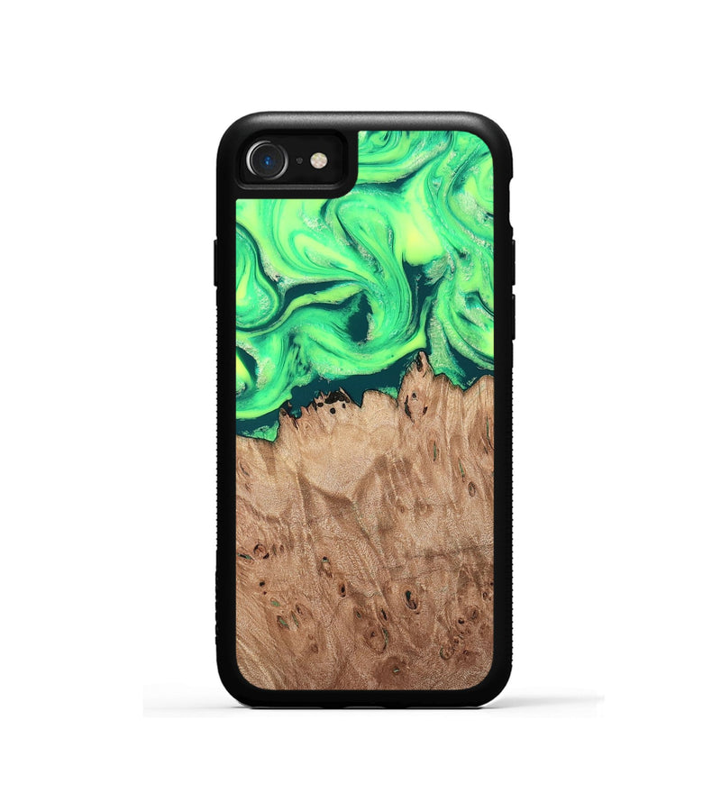 iPhone SE Wood Phone Case - Martika (Green, 819282)